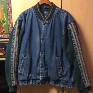 Vintage Men’s XL Jean Bomber Jacket